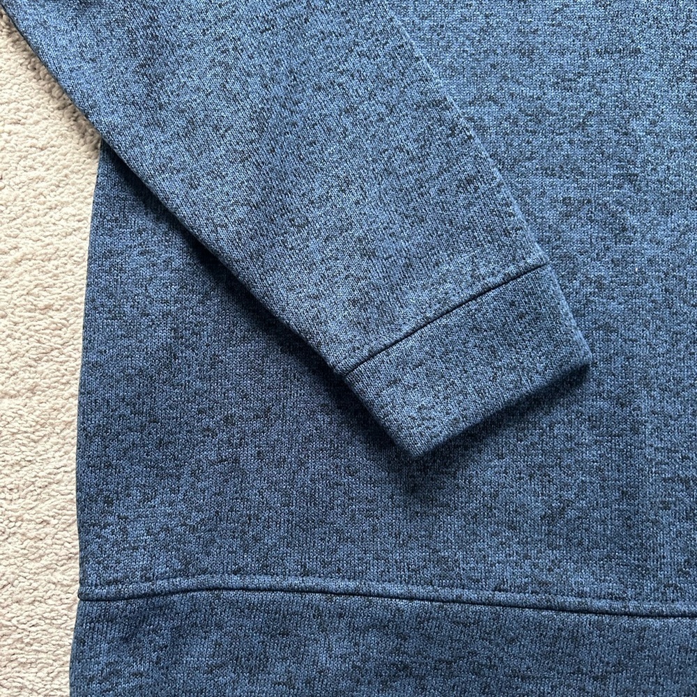 Eddie Bauer Men's Navy Zip-Up Sweater - Picture 2 of 6